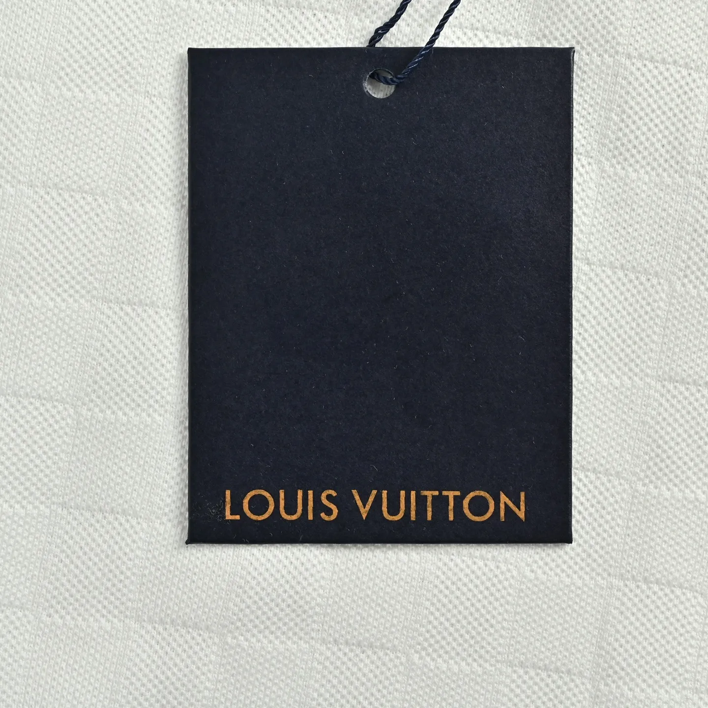 Louis Vuitton/Louis Vuitton checkerboard letter patch pocket short sleeves